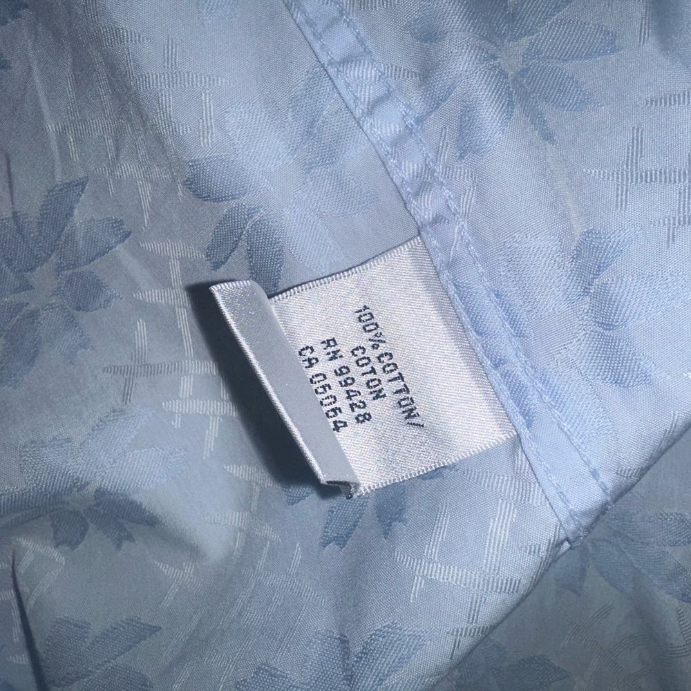 Bugatchi Men Large Classic Fit “Flower” Pattern Shirt - Picture 6 of 9